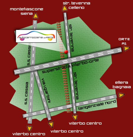 Mappa Carrozzeria specializzata - Mazda Crysler Land Rover Suzuki Hyundai